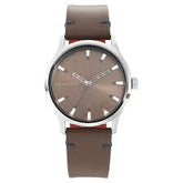 Fastrack, Men's Watch Analog, Brown Dial Brown Leather Strap, 3236SL03